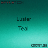 StyleTech Teal Luster Matte Metallic Adhesive Vinyl 12" x 24" Sheet
