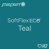 12" X 5 Foot Roll - StarCraft SoftFlex Eco HTV - Teal