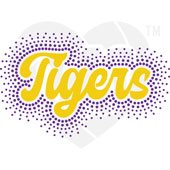 Faux Rhinestone - Tigers