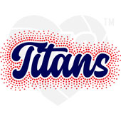 Faux Rhinestone - Titans