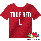Fruit of the Loom Iconic™ T-shirt - True Red - Large