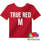 Fruit of the Loom Iconic™ T-shirt - True Red - Medium