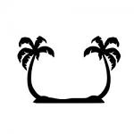 Free Download - Two Palm Trees