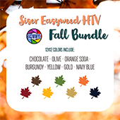 7 Pack Siser Easyweed HTV 12" x 12" - Fall Bundle