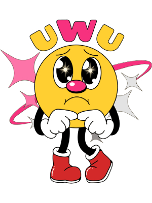 UwU - Retro Cartoon - 143