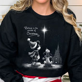 Press Ready Transfer - Vintage Believe In The Wonder Of Christmas