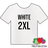 Fruit of the Loom Iconic™ T-shirt - White - 2XL