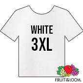 Fruit of the Loom Iconic™ T-shirt - White - 3XL