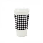 Coffee Sleeve - White Buffalo Plaid