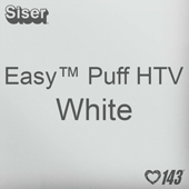 Easy™ Puff HTV: 12" x 12" - White