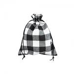 Medium Gift Bag - White Buffalo Plaid