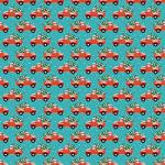 Printed Pattern Vinyl - Winter Truck and Trees - 12" x 12"