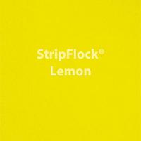 OUTLET- 12" x 15" Sheet Siser Stripflock HTV - Lemon