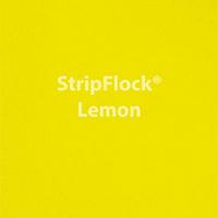 OUTLET- 12" x 15" Sheet Siser Stripflock HTV - Lemon