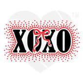 Faux Rhinestone - XOXO
