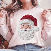 Press Ready Transfer - Yarn Santa - Light Complexion