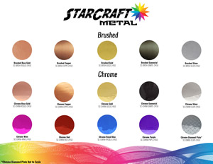 StarCraft Metal Color Chart